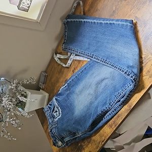 GUC Womens size 13/14 Twenty One Black Jeans